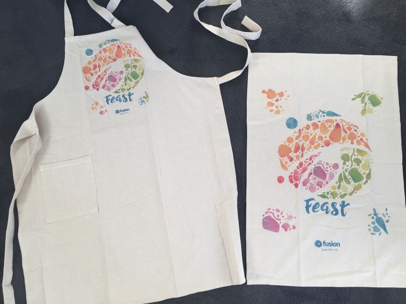 Tea Towel and Apron Feast for Life Tea Towel and Apron 2021